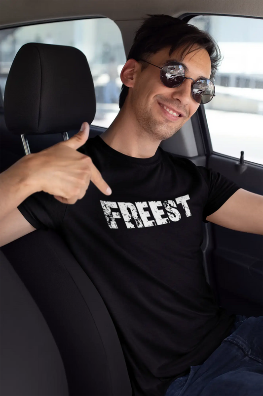 freest Men's Vintage T shirt Black Birthday Gift 00554