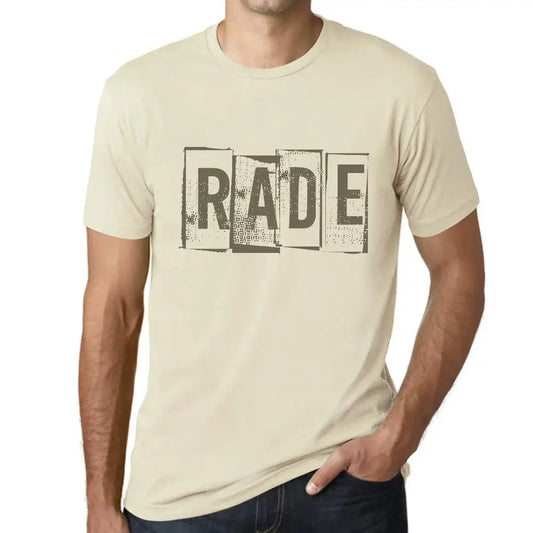 Men's Graphic T-Shirt Rade Eco-Friendly Limited Edition Short Sleeve Tee-Shirt Vintage Birthday Gift Novelty
