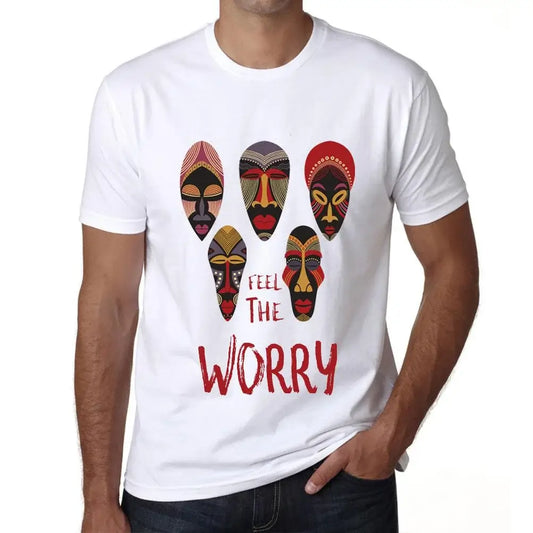 Men's Graphic T-Shirt Native Feel The Worry Eco-Friendly Limited Edition Short Sleeve Tee-Shirt Vintage Birthday Gift Novelty