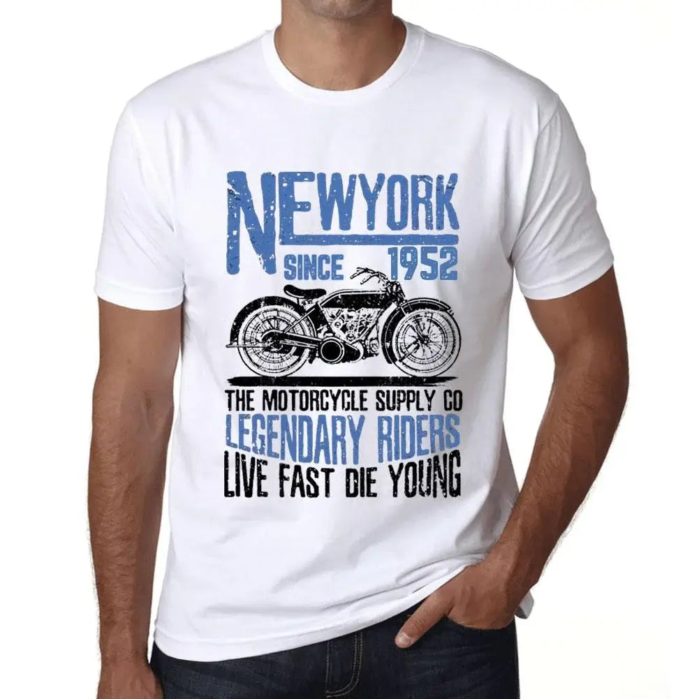 Men's Graphic T-Shirt Motorcycle Legendary Riders Since 1952 72nd Birthday Anniversary 72 Year Old Gift 1952 Vintage Eco-Friendly Short Sleeve Novelty Tee