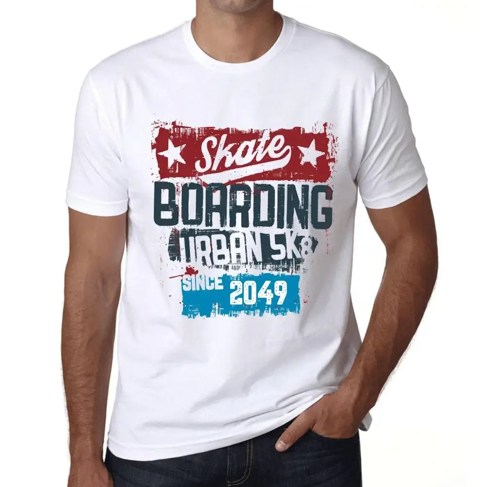 Men's Graphic T-Shirt Urban Skateboard Since 2049