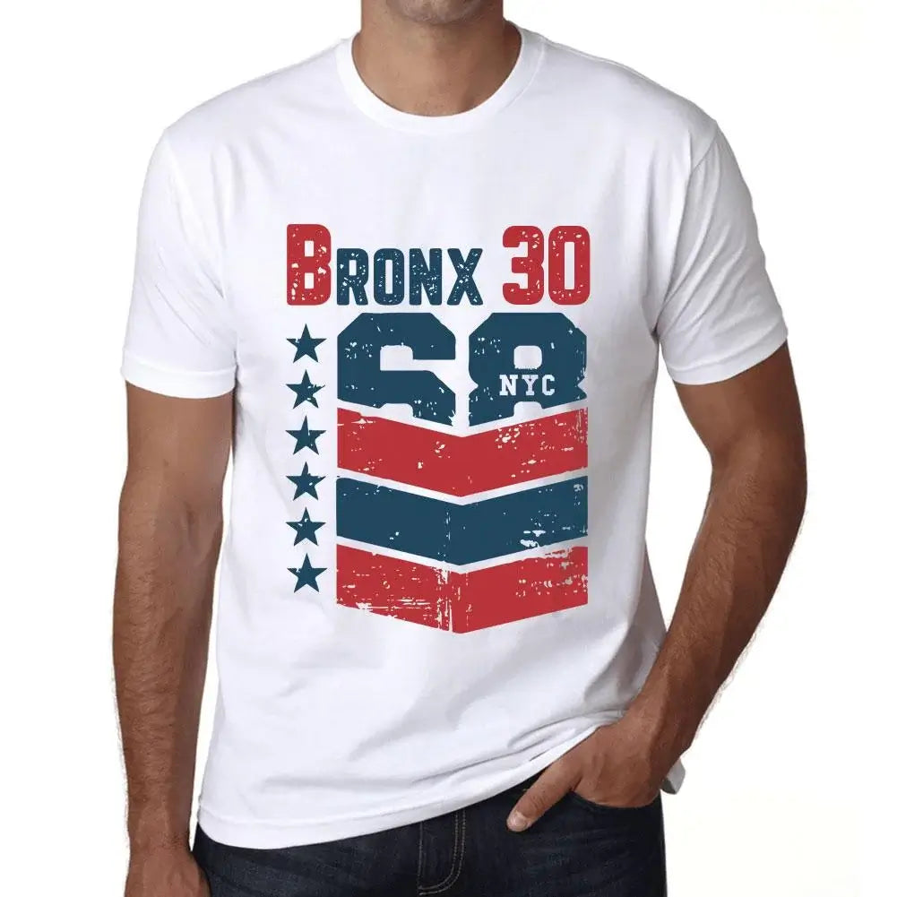 Men's Graphic T-Shirt Bronx 30 30th Birthday Anniversary 30 Year Old Gift 1994 Vintage Eco-Friendly Short Sleeve Novelty Tee