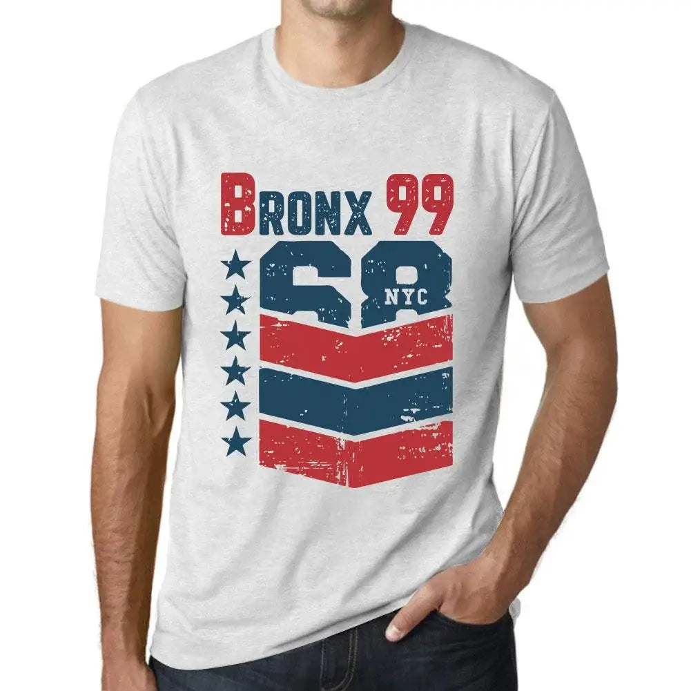 Men's Graphic T-Shirt Bronx 99 99th Birthday Anniversary 99 Year Old Gift 1925 Vintage Eco-Friendly Short Sleeve Novelty Tee