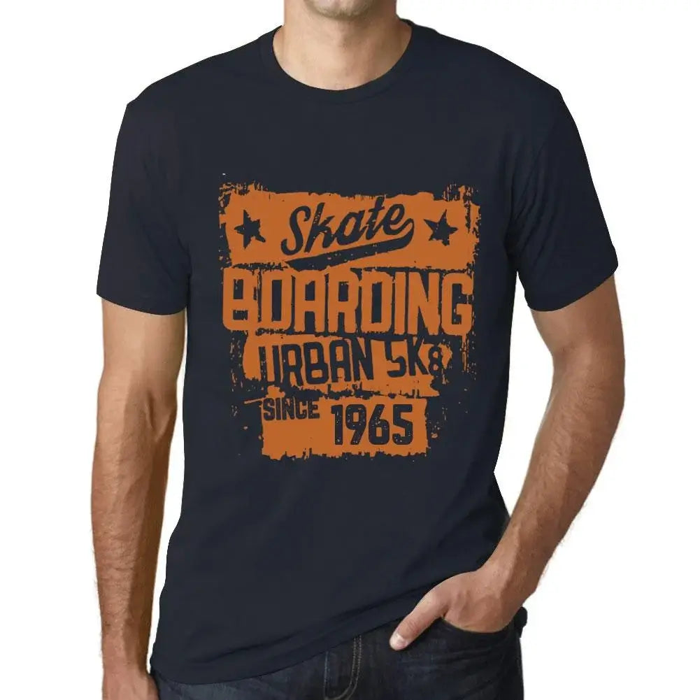 Men's Graphic T-Shirt Urban Skateboard Since 1965 59th Birthday Anniversary 59 Year Old Gift 1965 Vintage Eco-Friendly Short Sleeve Novelty Tee