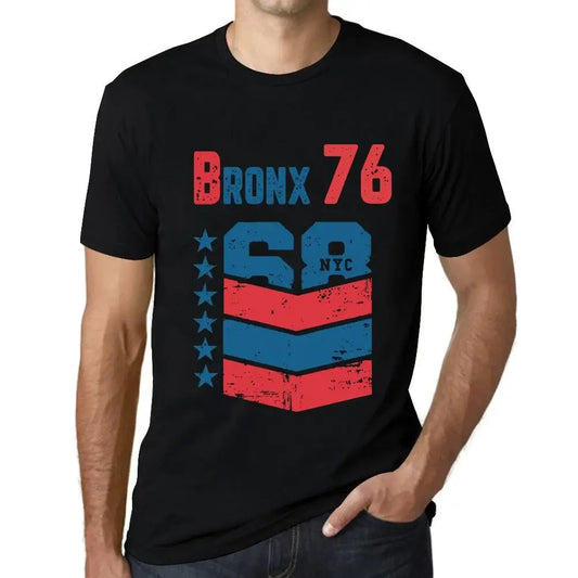 Men's Graphic T-Shirt Bronx 76 76th Birthday Anniversary 76 Year Old Gift 1948 Vintage Eco-Friendly Short Sleeve Novelty Tee