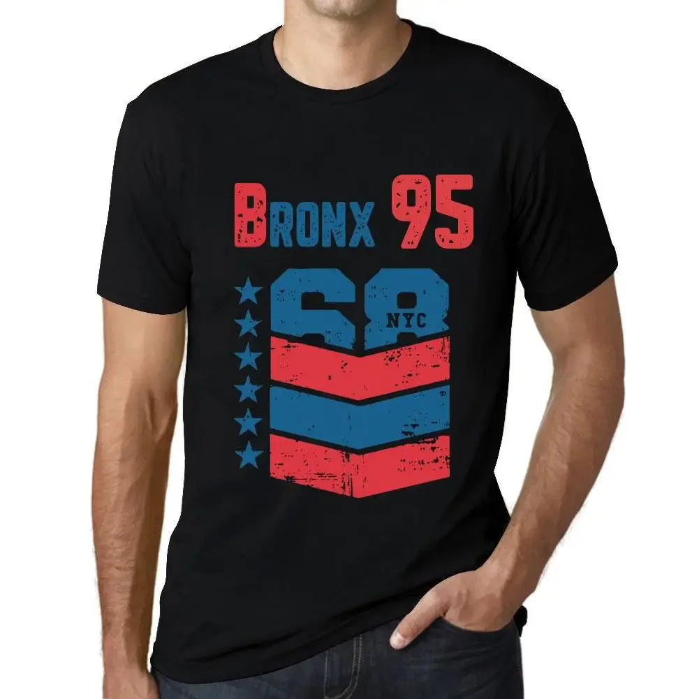 Men's Graphic T-Shirt Bronx 95 95th Birthday Anniversary 95 Year Old Gift 1929 Vintage Eco-Friendly Short Sleeve Novelty Tee