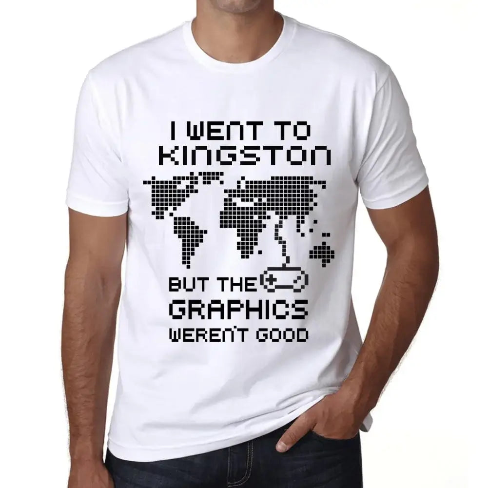 Men's Graphic T-Shirt I Went To Kingston But The Graphics Weren’t Good Eco-Friendly Limited Edition Short Sleeve Tee-Shirt Vintage Birthday Gift Novelty