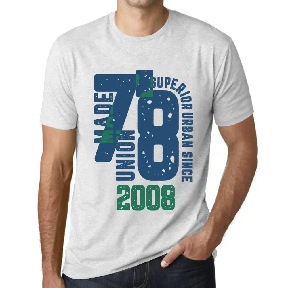 Men's Graphic T-Shirt Superior Urban Style Since 2008 16th Birthday Anniversary 16 Year Old Gift 2008 Vintage Eco-Friendly Short Sleeve Novelty Tee