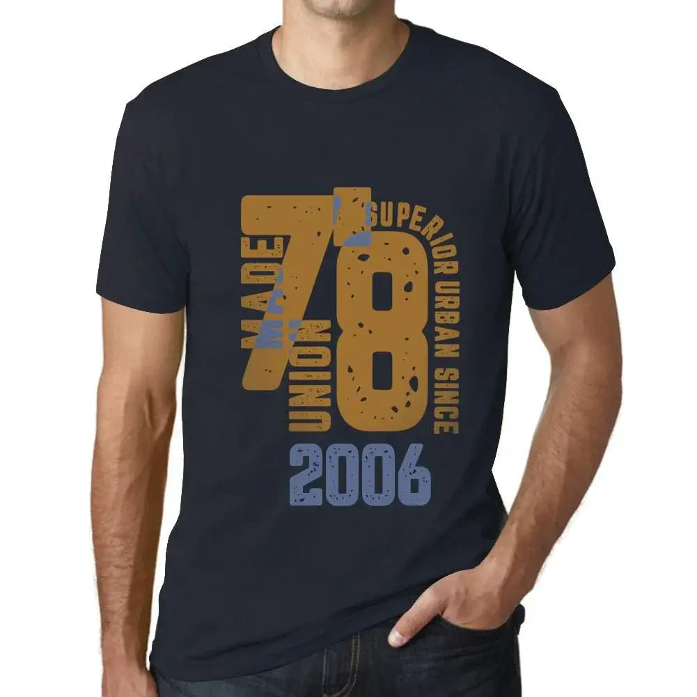 Men's Graphic T-Shirt Superior Urban Style Since 2006 18th Birthday Anniversary 18 Year Old Gift 2006 Vintage Eco-Friendly Short Sleeve Novelty Tee