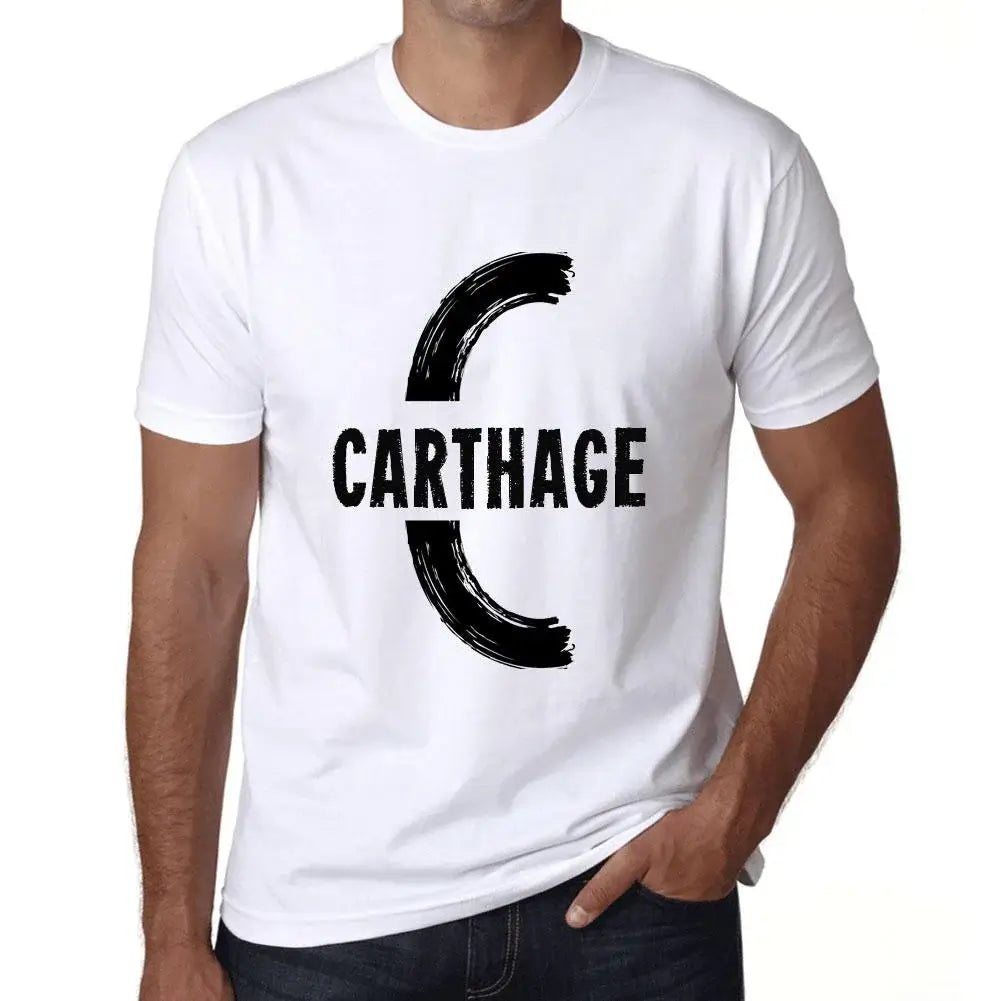 Men's Graphic T-Shirt Carthage Eco-Friendly Limited Edition Short Sleeve Tee-Shirt Vintage Birthday Gift Novelty