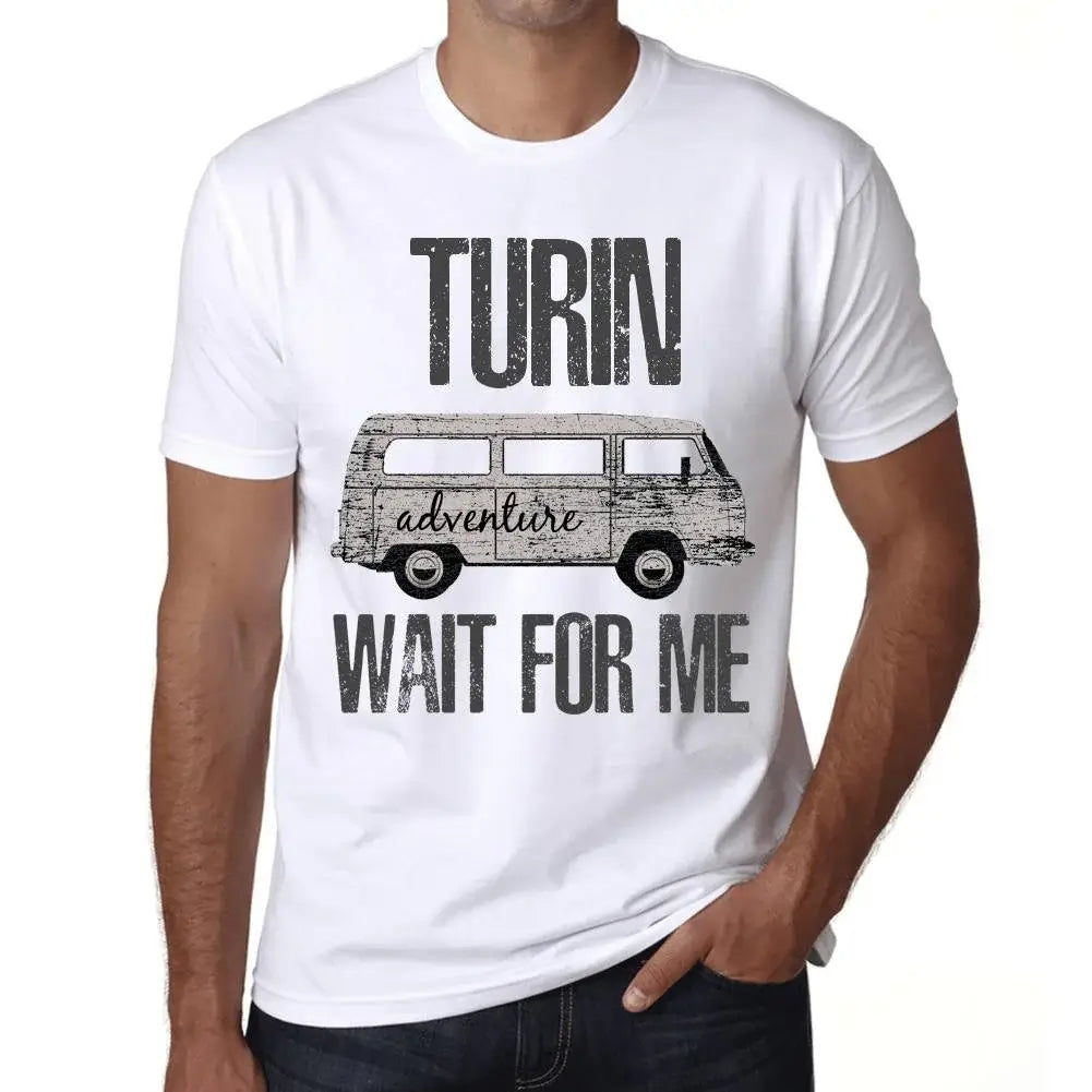 Men's Graphic T-Shirt Adventure Wait For Me In Turin Eco-Friendly Limited Edition Short Sleeve Tee-Shirt Vintage Birthday Gift Novelty