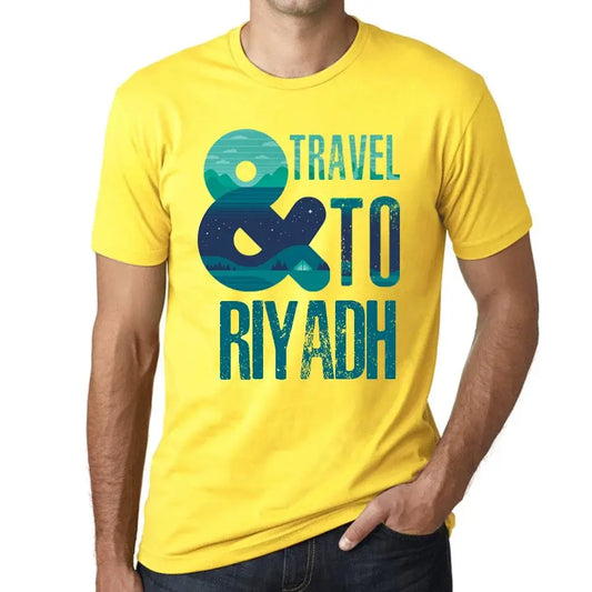 Men's Graphic T-Shirt And Travel To Riyadh Eco-Friendly Limited Edition Short Sleeve Tee-Shirt Vintage Birthday Gift Novelty