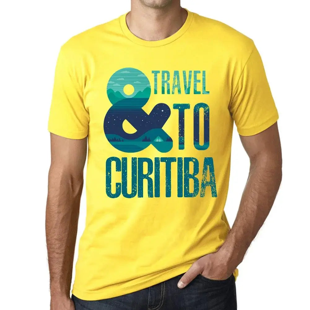 Men's Graphic T-Shirt And Travel To Curitiba Eco-Friendly Limited Edition Short Sleeve Tee-Shirt Vintage Birthday Gift Novelty