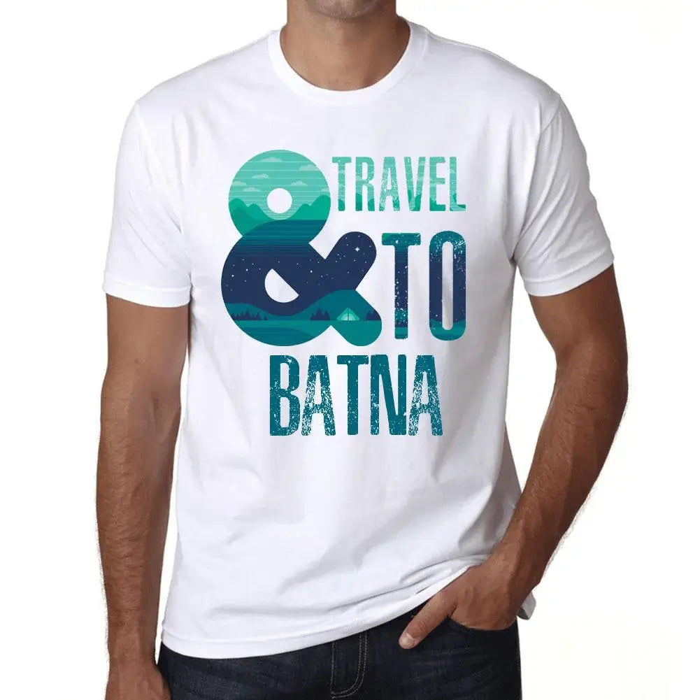 Men's Graphic T-Shirt And Travel To Batna Eco-Friendly Limited Edition Short Sleeve Tee-Shirt Vintage Birthday Gift Novelty