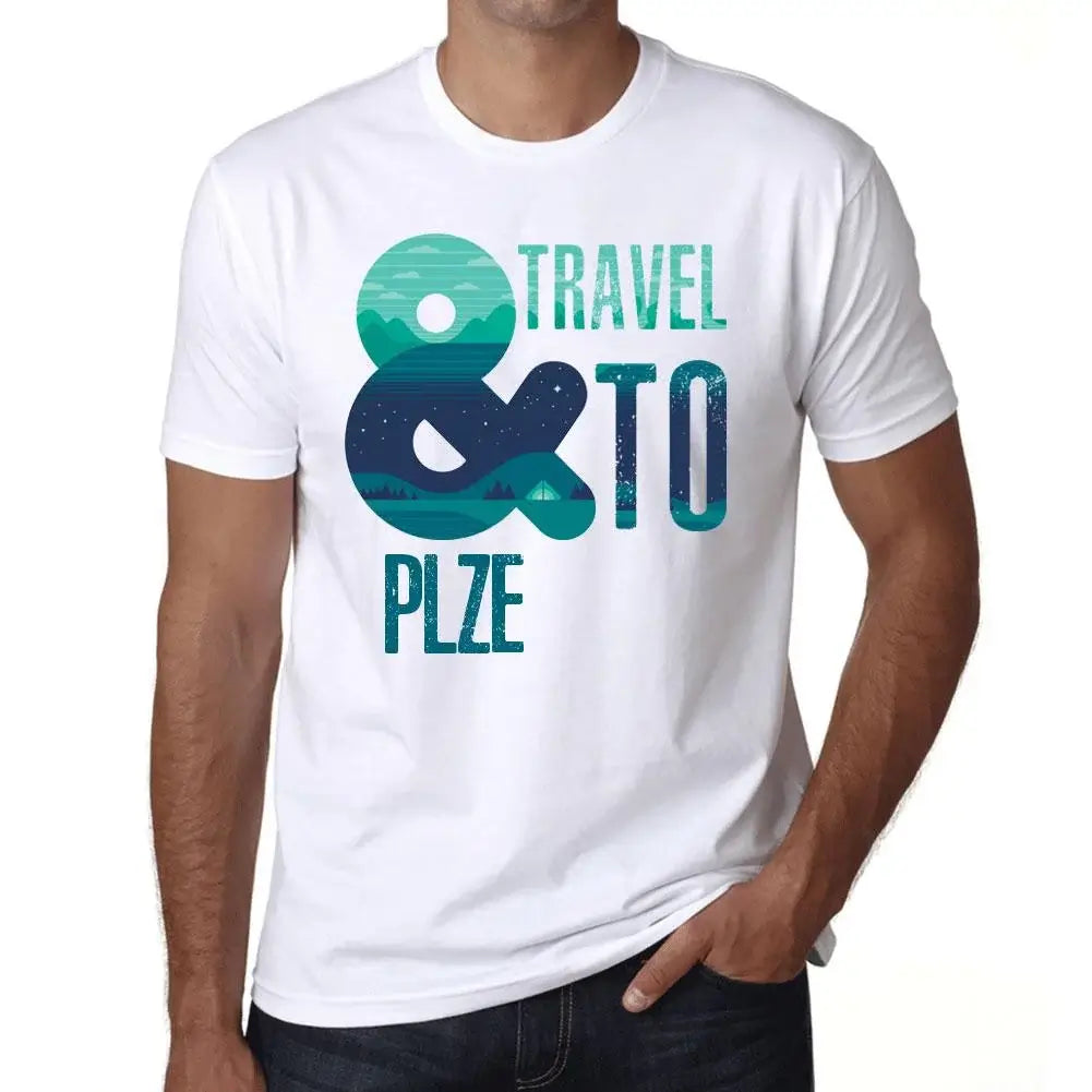 Men's Graphic T-Shirt And Travel To Plzeň Eco-Friendly Limited Edition Short Sleeve Tee-Shirt Vintage Birthday Gift Novelty