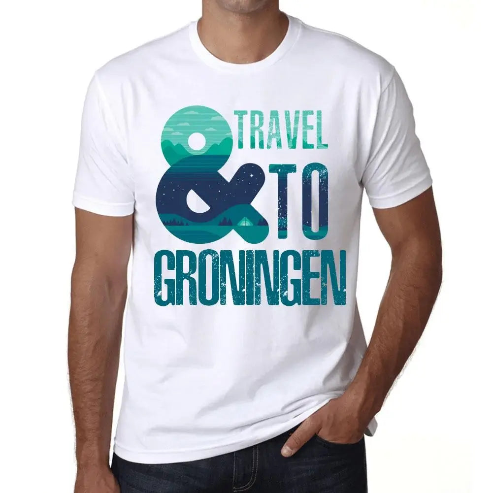 Men's Graphic T-Shirt And Travel To Groningen Eco-Friendly Limited Edition Short Sleeve Tee-Shirt Vintage Birthday Gift Novelty