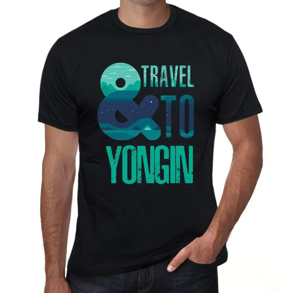Men's Graphic T-Shirt And Travel To Yongin Eco-Friendly Limited Edition Short Sleeve Tee-Shirt Vintage Birthday Gift Novelty
