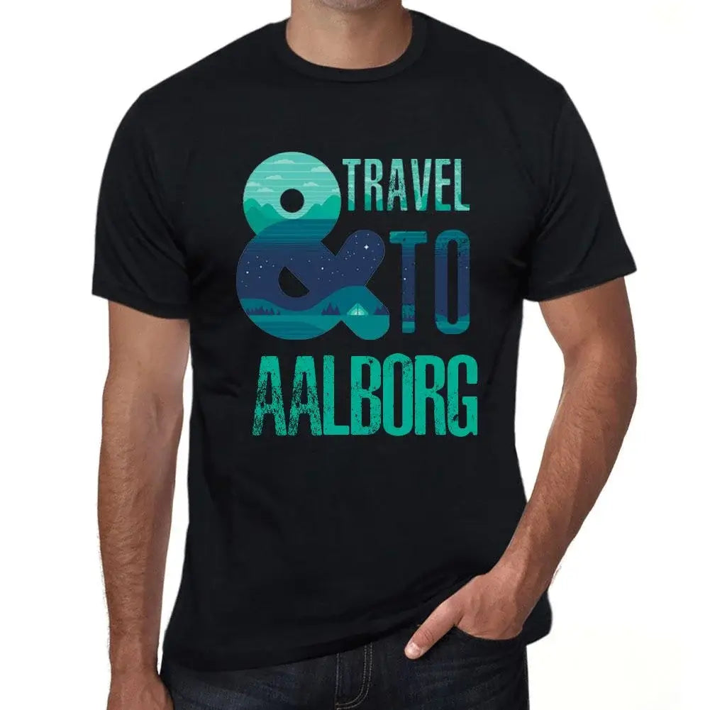 Men's Graphic T-Shirt And Travel To Aalborg Eco-Friendly Limited Edition Short Sleeve Tee-Shirt Vintage Birthday Gift Novelty