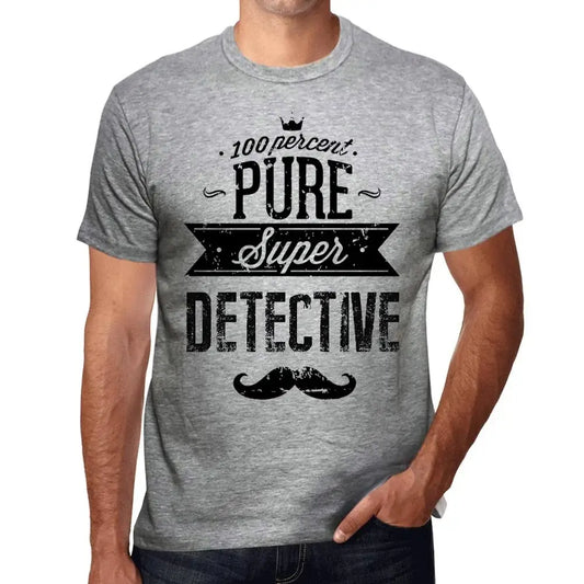 Men's Graphic T-Shirt 100% Pure Super Detective Eco-Friendly Limited Edition Short Sleeve Tee-Shirt Vintage Birthday Gift Novelty