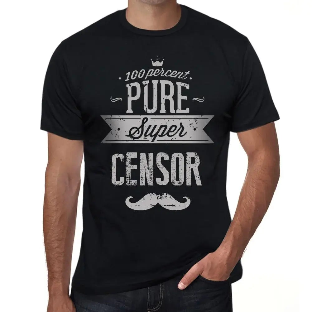 Men's Graphic T-Shirt 100% Pure Super Censor Eco-Friendly Limited Edition Short Sleeve Tee-Shirt Vintage Birthday Gift Novelty