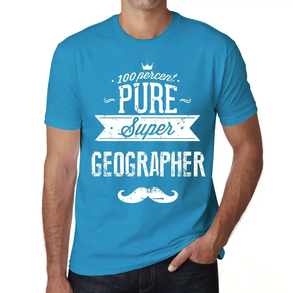 Men's Graphic T-Shirt 100% Pure Super Geographer Eco-Friendly Limited Edition Short Sleeve Tee-Shirt Vintage Birthday Gift Novelty