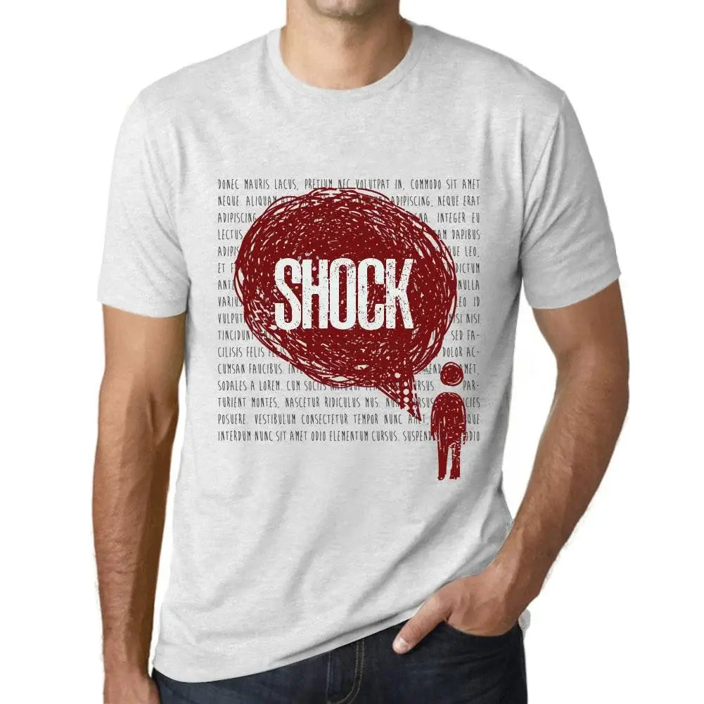 Men's Graphic T-Shirt Thoughts Shock Eco-Friendly Limited Edition Short Sleeve Tee-Shirt Vintage Birthday Gift Novelty