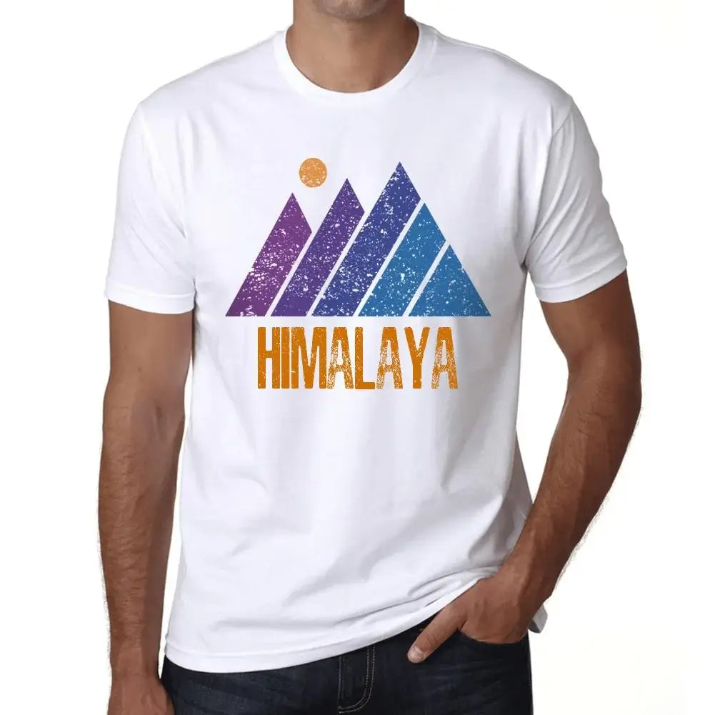 Men's Graphic T-Shirt Mountain Himalaya Eco-Friendly Limited Edition Short Sleeve Tee-Shirt Vintage Birthday Gift Novelty