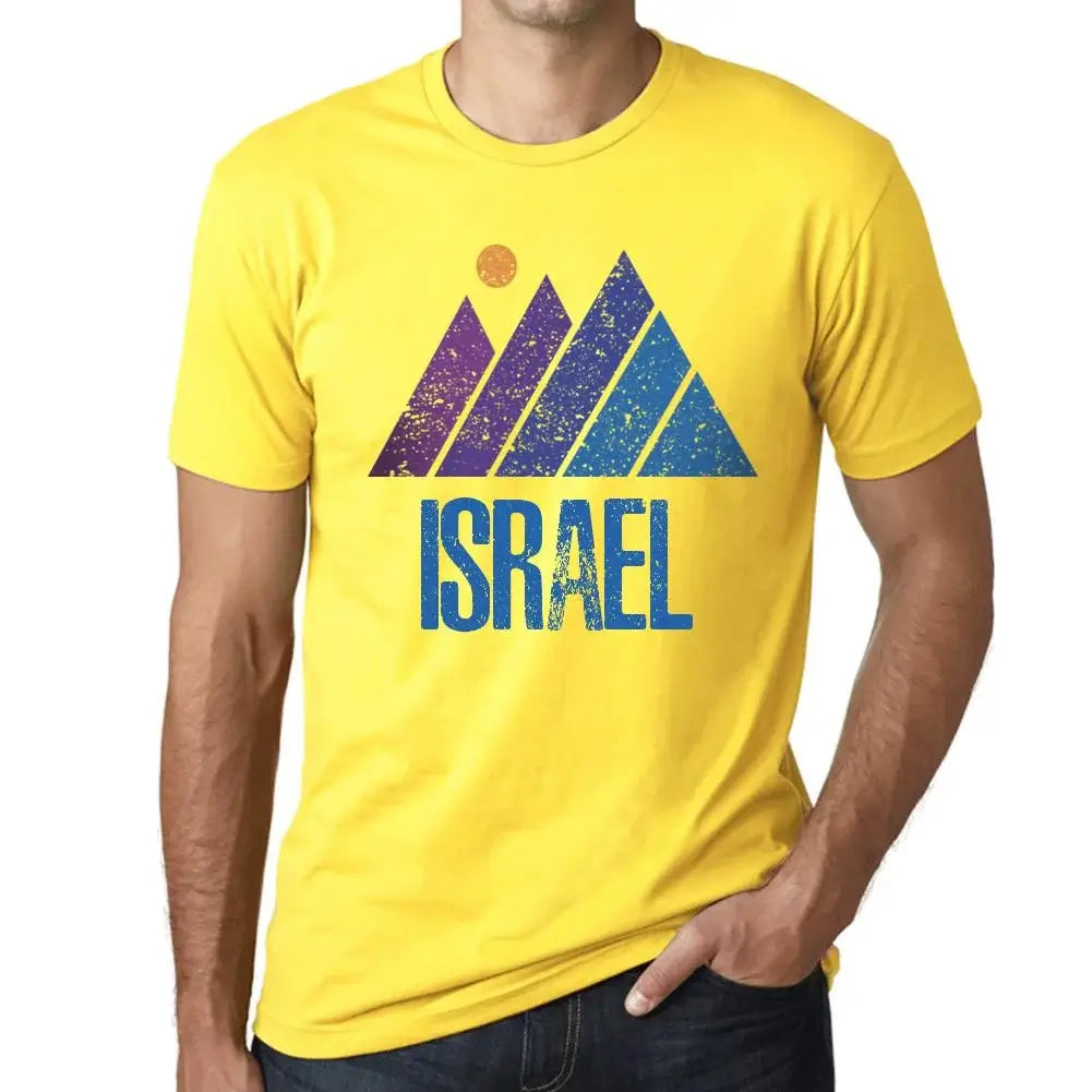 Men's Graphic T-Shirt Mountain Israel Eco-Friendly Limited Edition Short Sleeve Tee-Shirt Vintage Birthday Gift Novelty