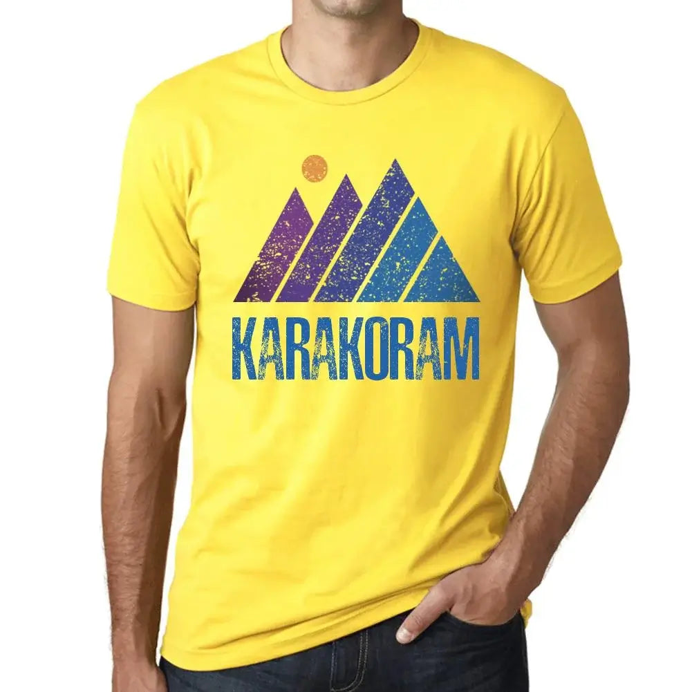 Men's Graphic T-Shirt Mountain Karakoram Eco-Friendly Limited Edition Short Sleeve Tee-Shirt Vintage Birthday Gift Novelty