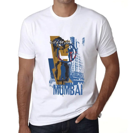 Men's Graphic T-Shirt Mumbai Lifestyle Eco-Friendly Limited Edition Short Sleeve Tee-Shirt Vintage Birthday Gift Novelty