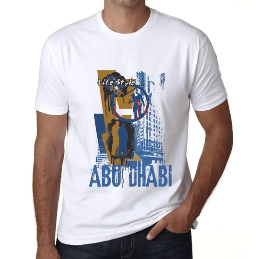 Men's Graphic T-Shirt Abu Dhabi Lifestyle Eco-Friendly Limited Edition Short Sleeve Tee-Shirt Vintage Birthday Gift Novelty