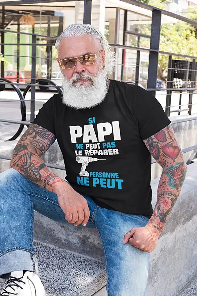 Ultrabasic - Si Papi Ne Peut Pas Le Repairer Personne Ne Peut Unisex T-Shirt