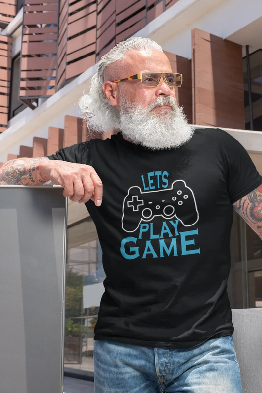 ULTRABASIC Men's T-Shirt Let's Play Game - Gaming Apparel for Men