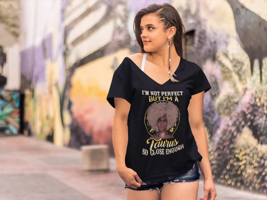 ULTRABASIC Women's T-Shirt I am Not Perfect, But I am a Taurus - Birthday Shirt for Ladies