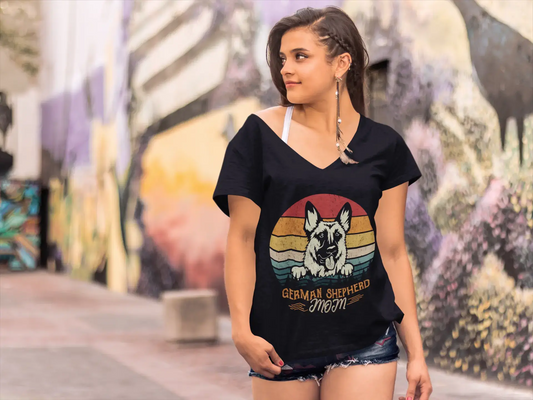ULTRABASIC Women's Graphic T-Shirt German Shepherd Mom - Cute Dog Shirt