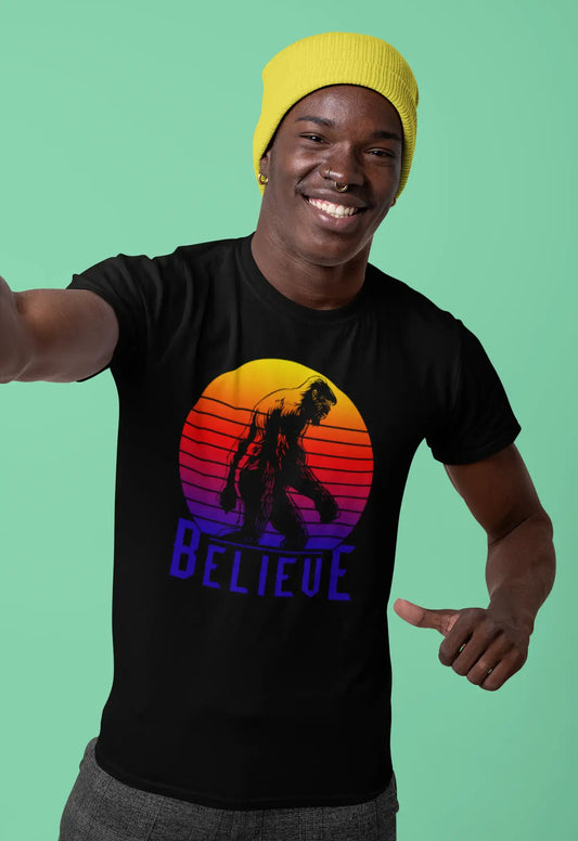 ULTRABASIC Men's Vintage T-Shirt Retro Believe - Gorilla Tee Shirt