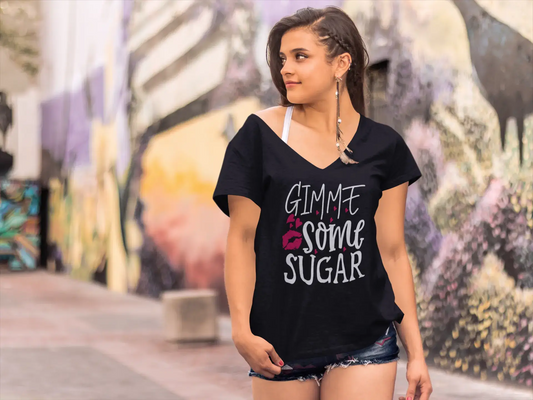 ULTRABASIC Women's T-Shirt Gimme Some Sugar - Short Sleeve Tee Shirt Tops