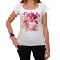12, Buffalo, Women's Short Sleeve Round Neck T-shirt 00008 - ultrabasic-com