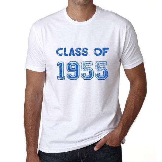 1955, Class of, white, Men's Short Sleeve Round Neck T-shirt 00094 ultrabasic-com.myshopify.com