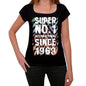 1963, Super No.1 Since 1963 Women's T-shirt Black Birthday Gift 00506 - ultrabasic-com