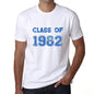 1982, Class of, white, Men's Short Sleeve Round Neck T-shirt 00094 - ultrabasic-com