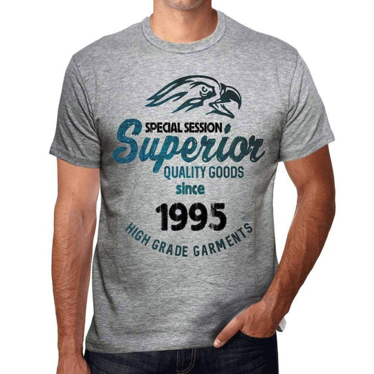 1995 Special Session Superior Since 1995 Mens T-Shirt Grey Birthday Gift 00525 - Grey / S - Casual