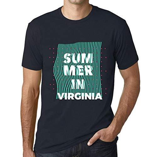 Ultrabasic - Homme Graphique Summer in Virginia Marine