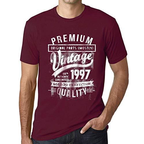 Ultrabasic - Homme T-Shirt Graphique 1997 Aged to Perfection Tee Shirt Cadeau d'anniversaire