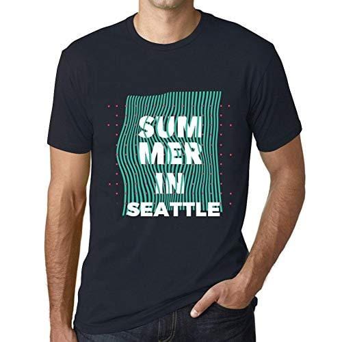Ultrabasic - Homme Graphique Summer in Seattle Marine