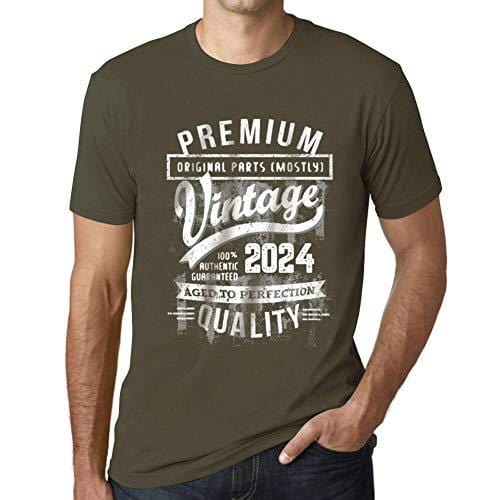 Ultrabasic - Homme T-Shirt Graphique 2024 Aged to Perfection Tee Shirt Cadeau d'anniversaire