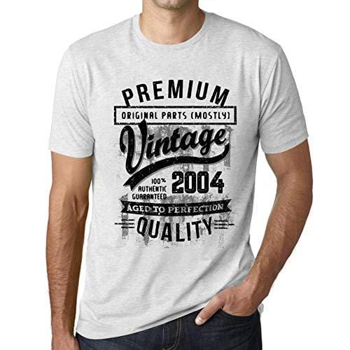 Ultrabasic - Homme T-Shirt Graphique 2004 Aged to Perfection Tee Shirt Cadeau d'anniversaire