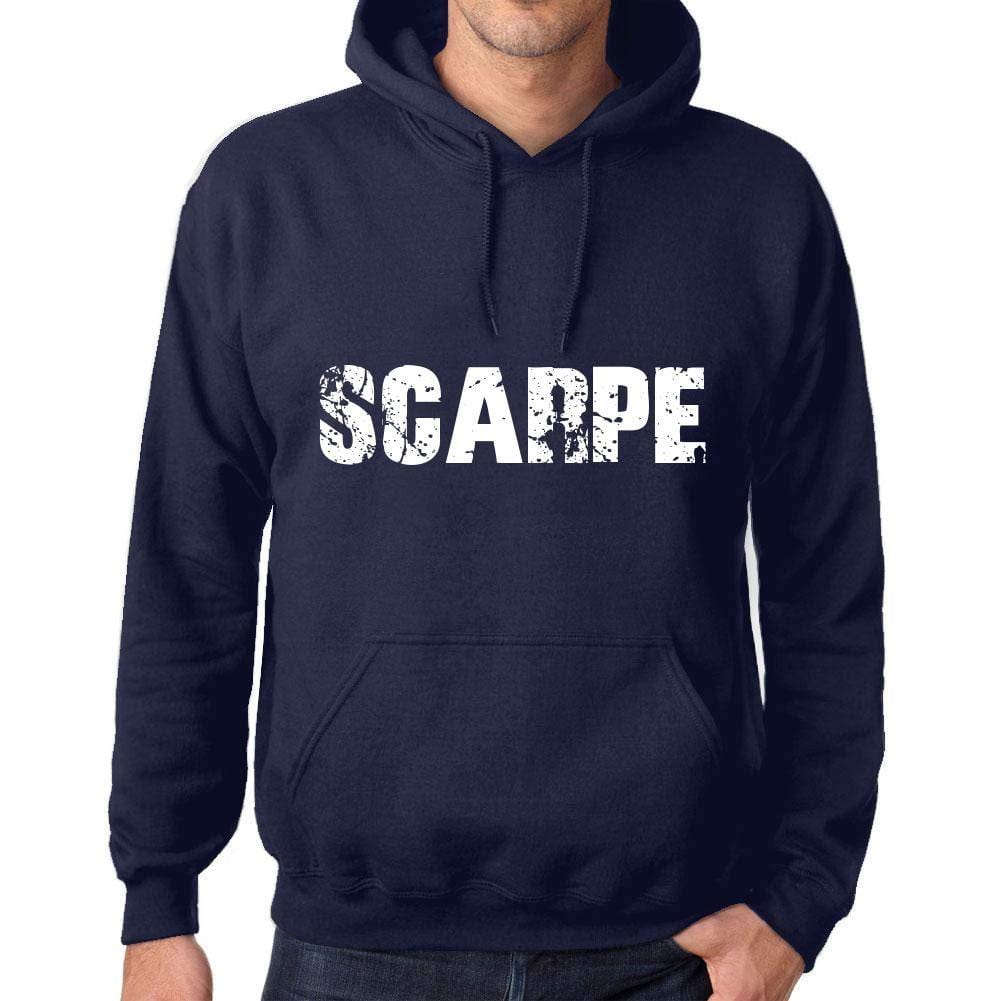 Ultrabasic Homme Femme Unisex Sweat à Capuche Hoodie Popular Words Scarpe French Marine