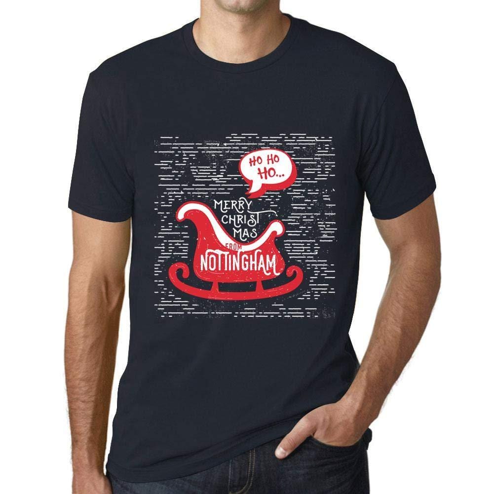 Ultrabasic Homme T-Shirt Graphique Merry Christmas from Nottingham Marine