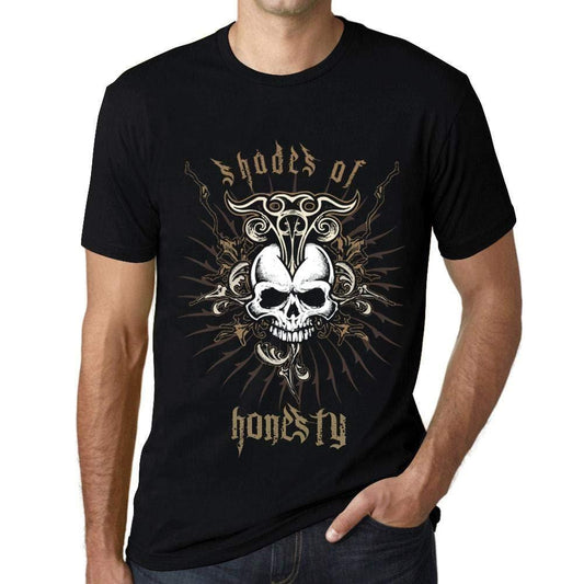 Ultrabasic - Homme T-Shirt Graphique Shades of Honesty Noir Profond